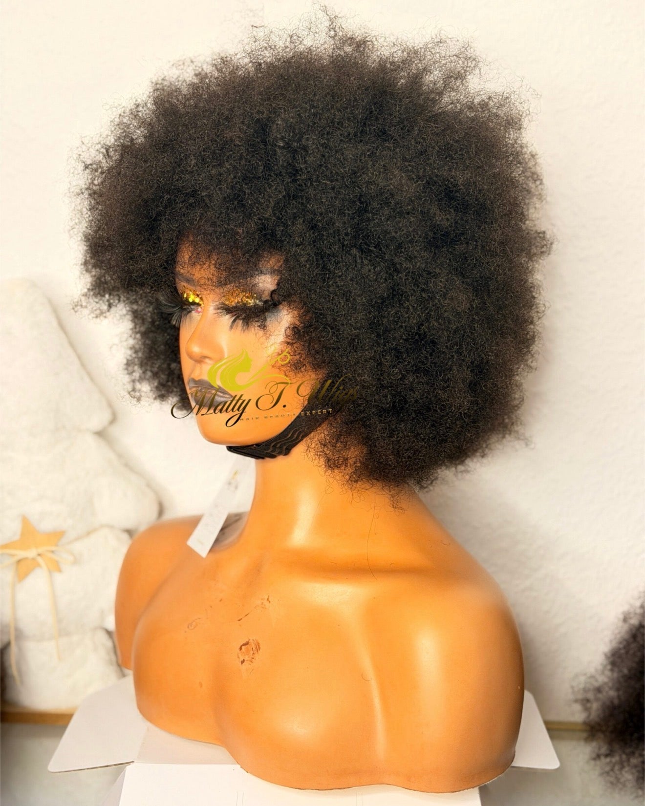 Afro kinky curly