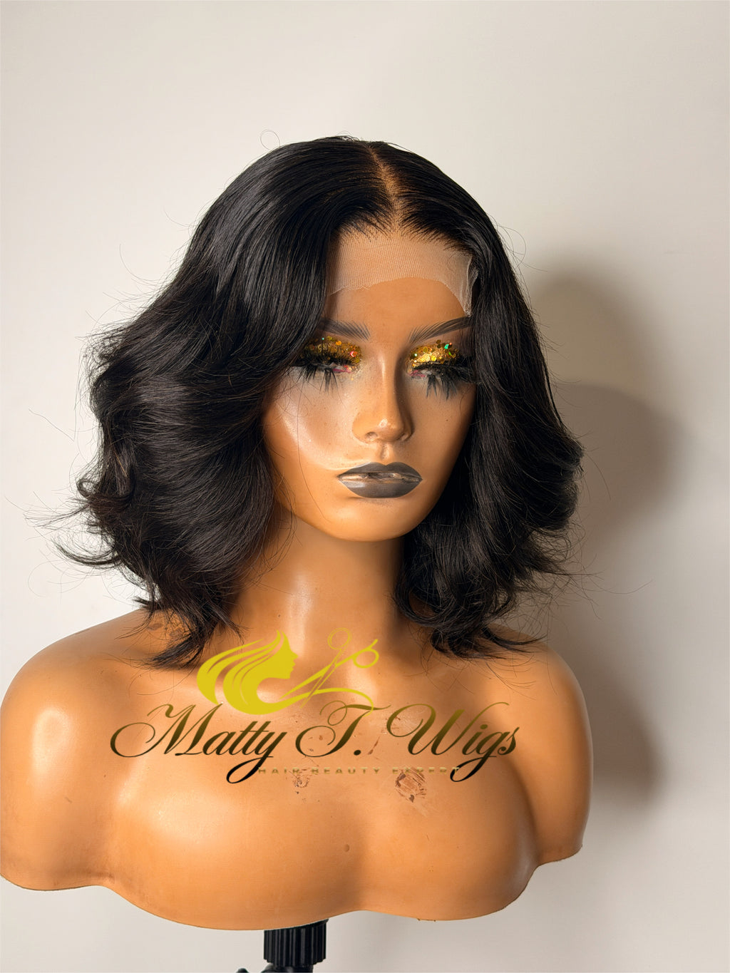 Bob wig 12inch avec HD 4x4 closure