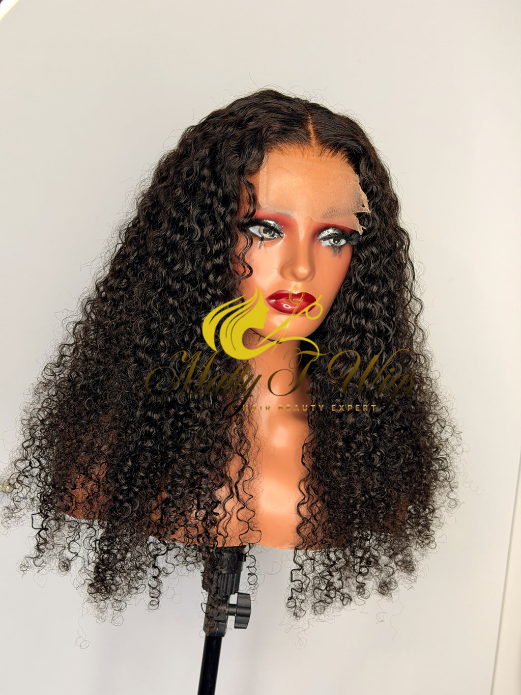 Burmese curl wig 4x4 closure