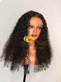 Burmese curl wig 4x4 closure
