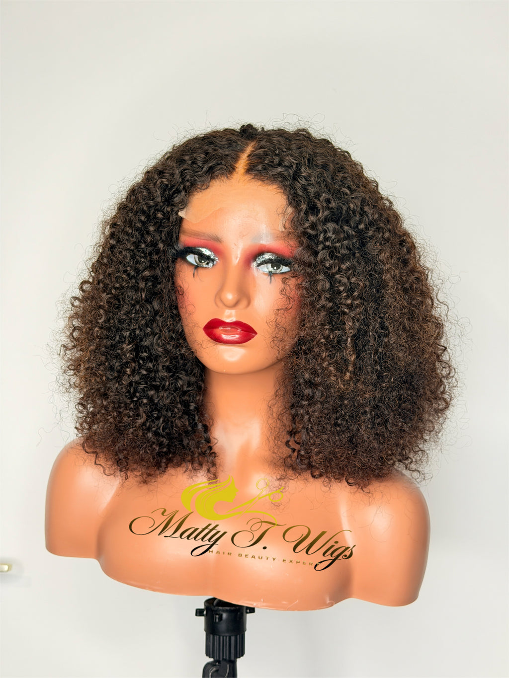 Diva-Kinky curly Wig HD closure