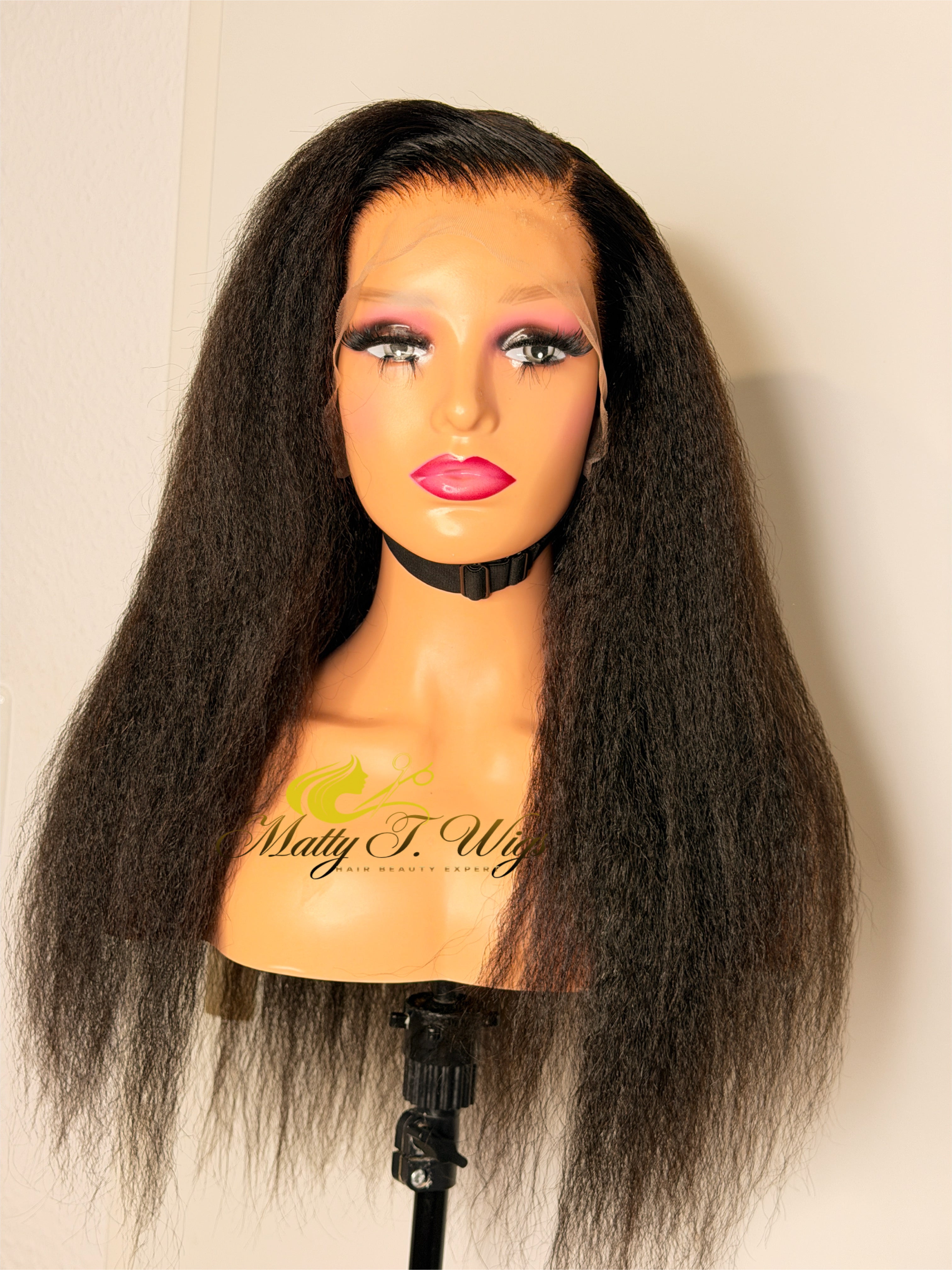 Kinky straight with lace 13x4 22