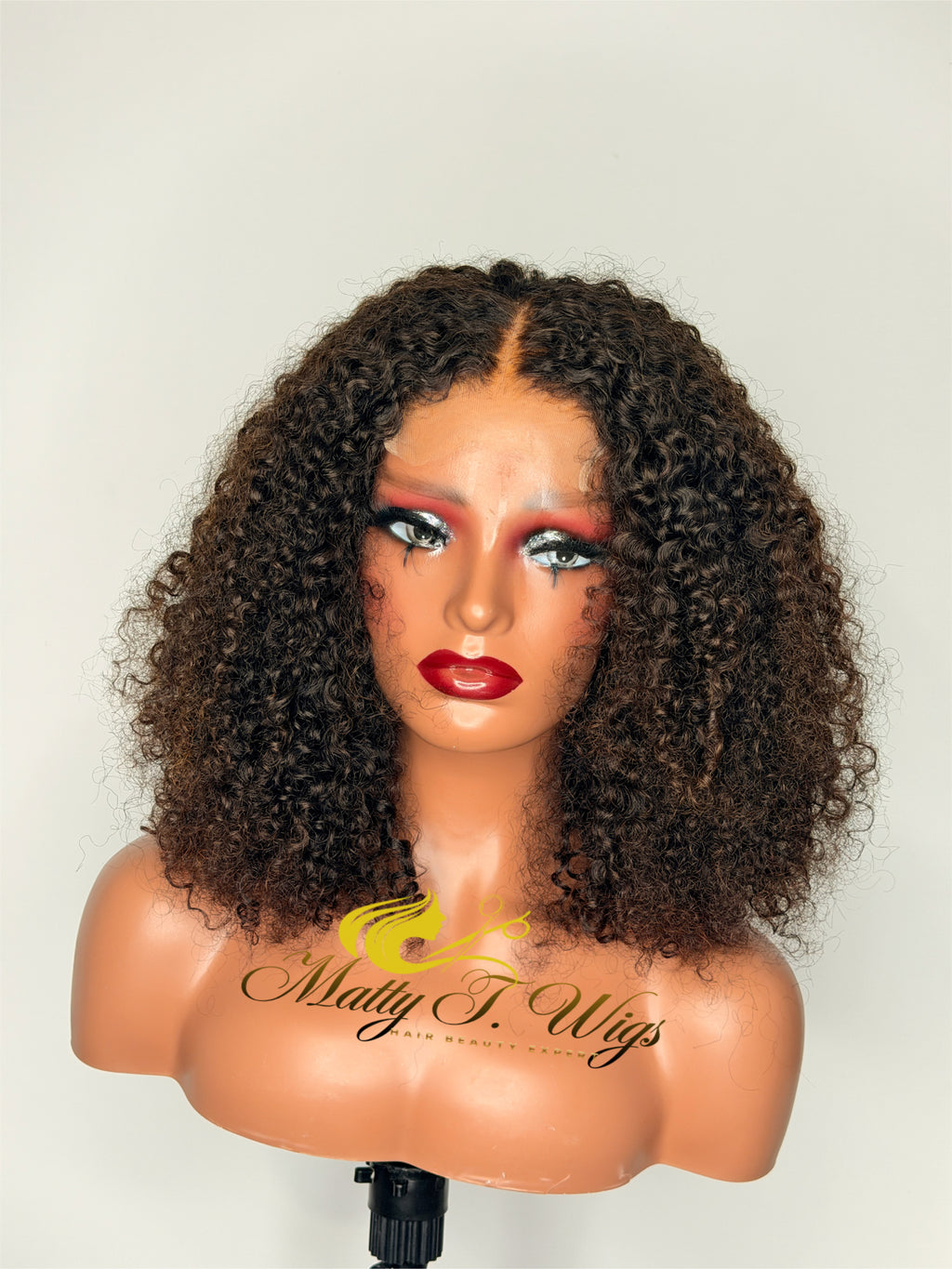 Diva-Kinky curly Wig HD closure