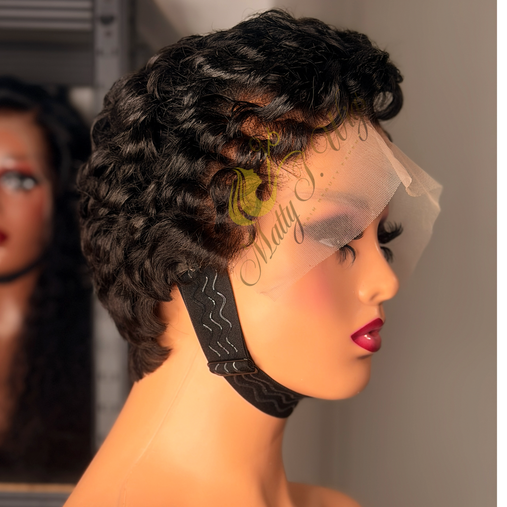 Pixie cut 13x4 wig