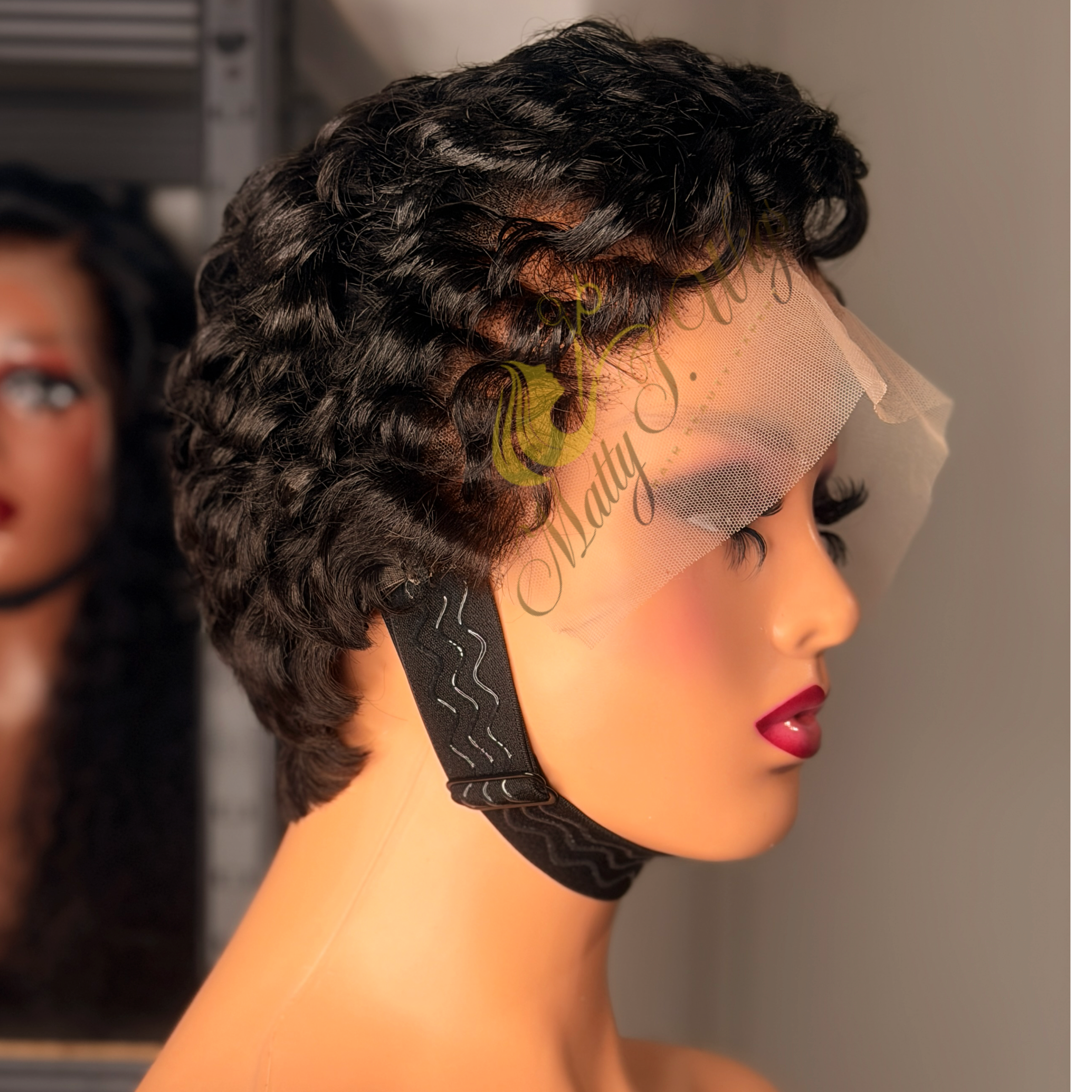 Pixie cut 13x4 wig