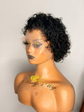 Pixie cut curly
