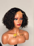 Mira-glueless curly wig bob
