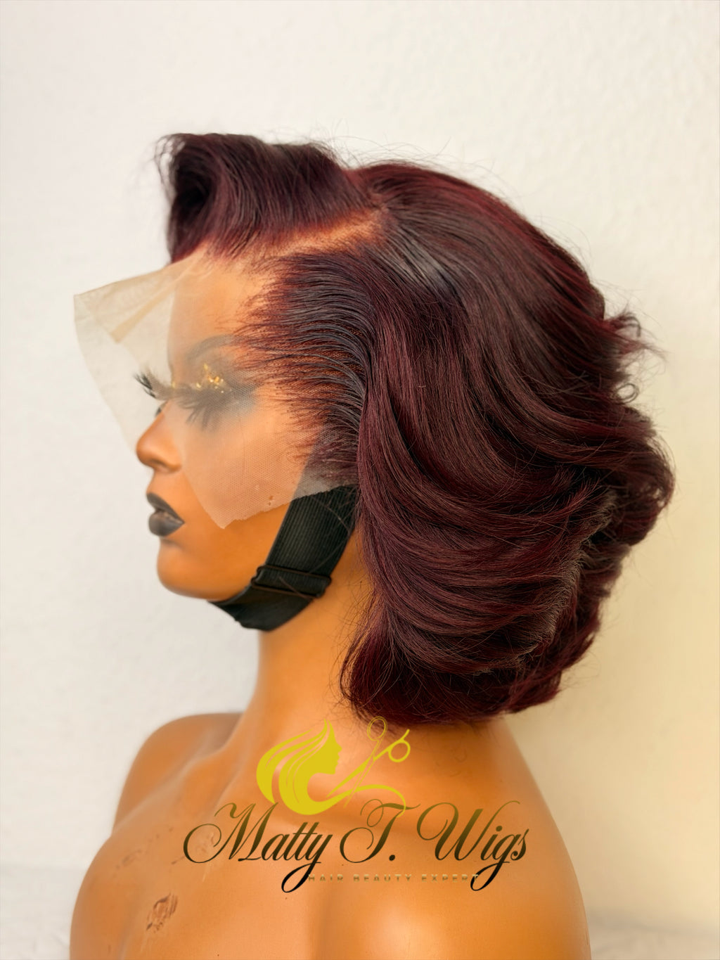 Irma red- Fluffy bob Wig