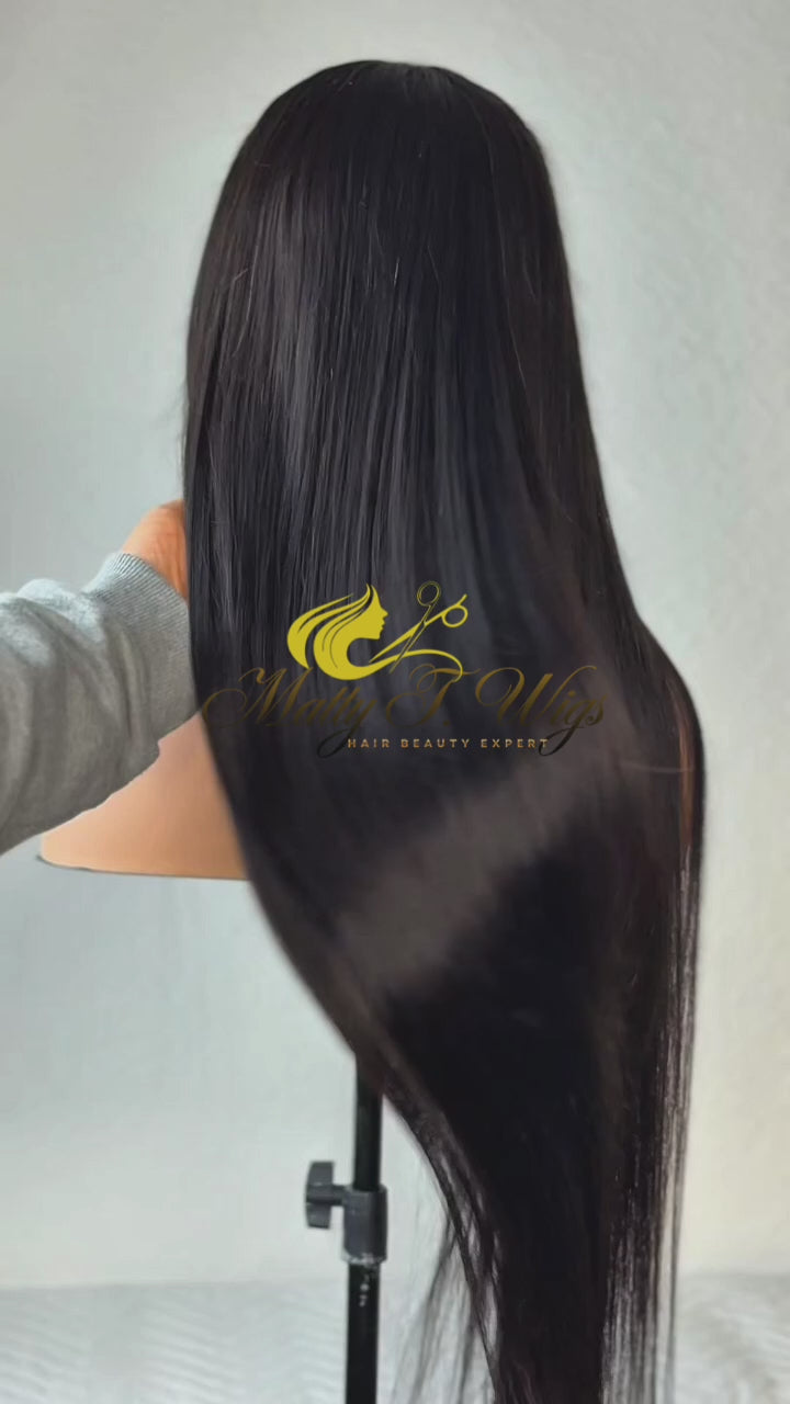 Noella-straight glueless Wig