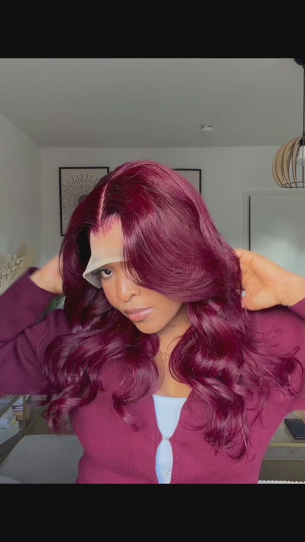 Mina-Red wig