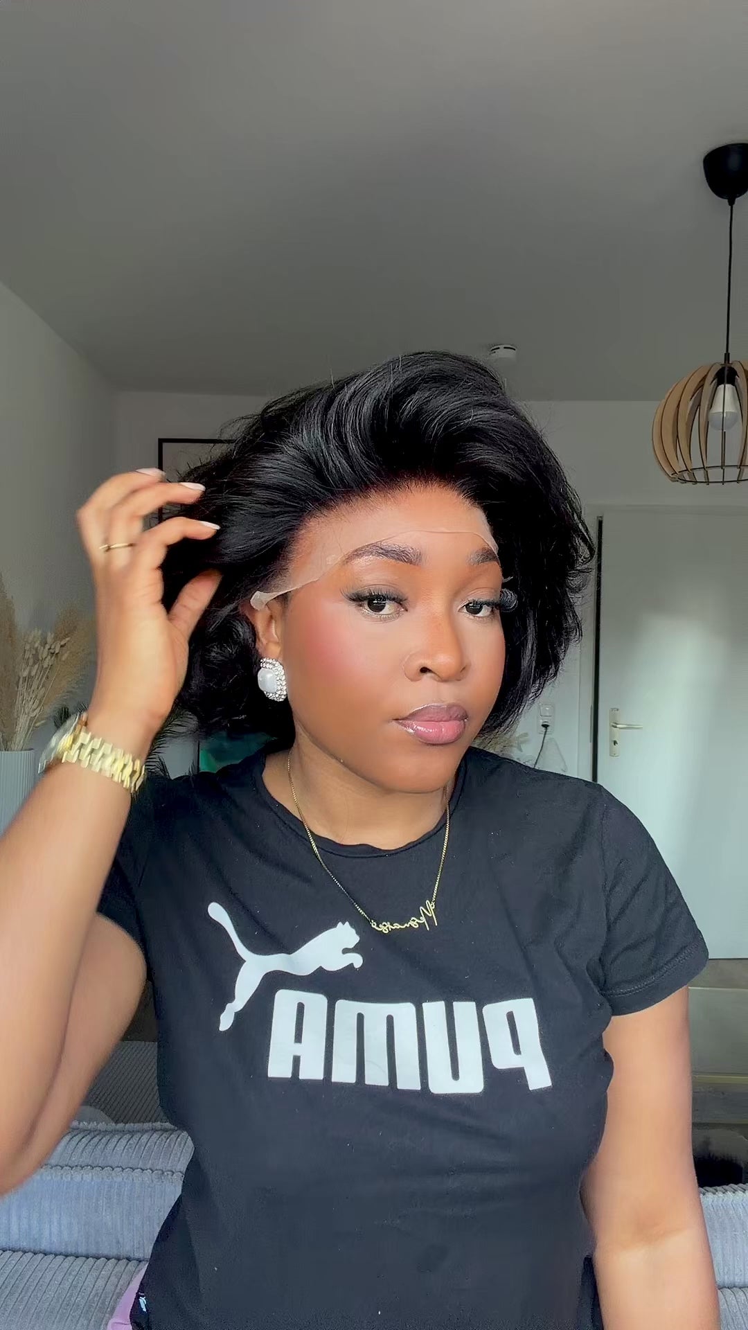 Irma 10inch Fluffy Bob Wig